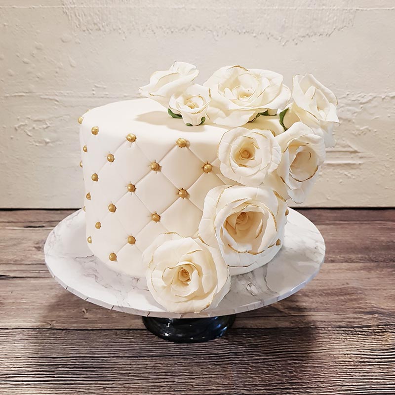 Floral Fondant Cake